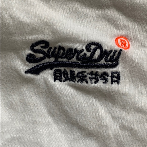 Superdry White Long Sleeve Tee - Picture 3 of 6